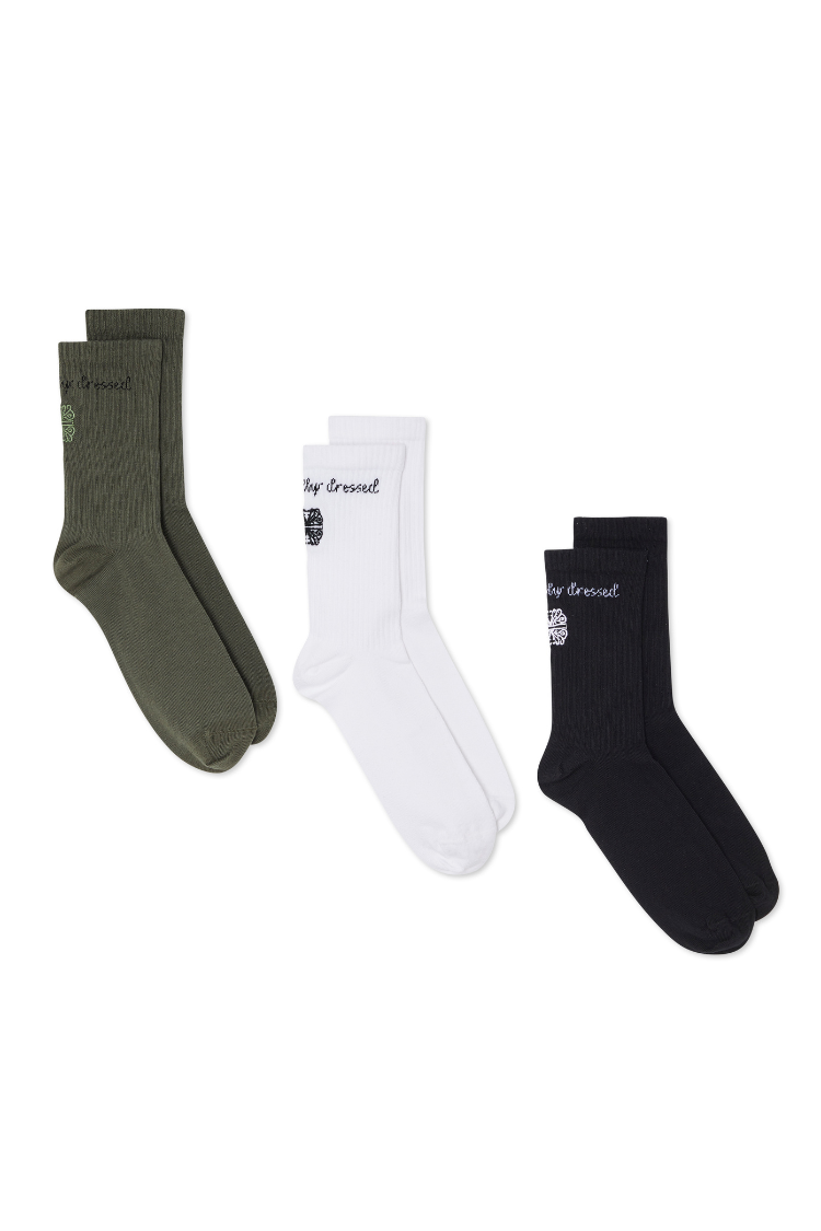 Comfortable Cotton Crew Socks for Gym & Everyday Wear | 3-Pack