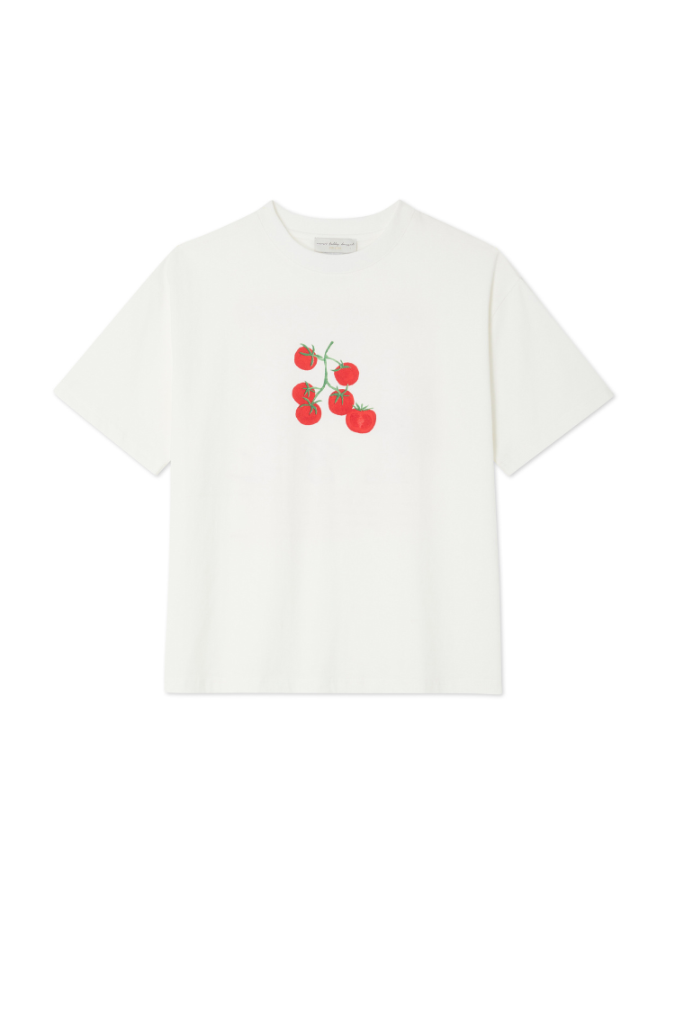 Tomato Print Recipe T-Shirt | Pan Con Tomate Relaxed Fit
