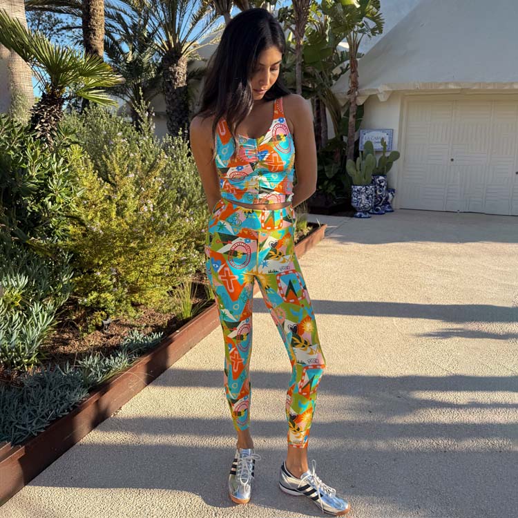 High-Waisted Compression Leggings with Side Pockets for Yoga & Running | Hope Bright