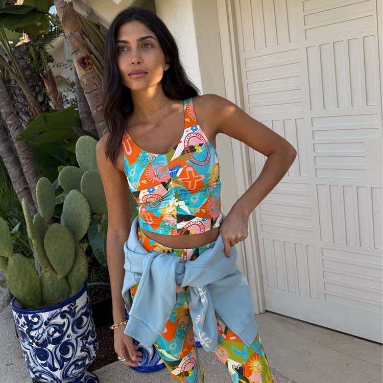 Compressive Ruched Sports Top for Workouts & Athleisure | Hope Bright