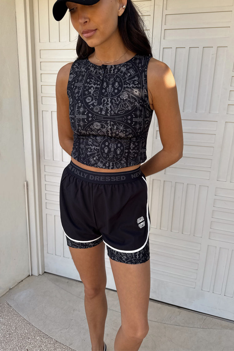 Waterproof Running Shorts with Inner Support & Map Design | Kempton Market