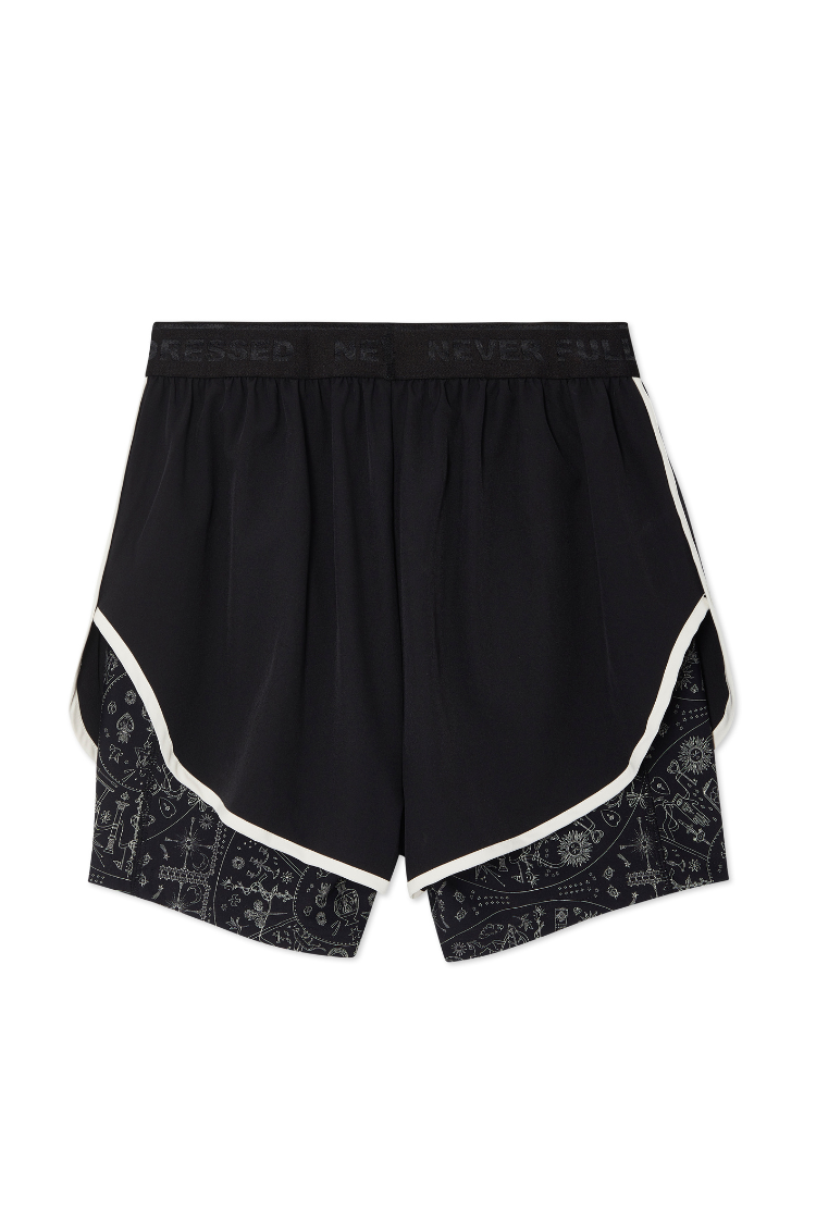 Waterproof Running Shorts with Inner Support & Map Design | Kempton Market