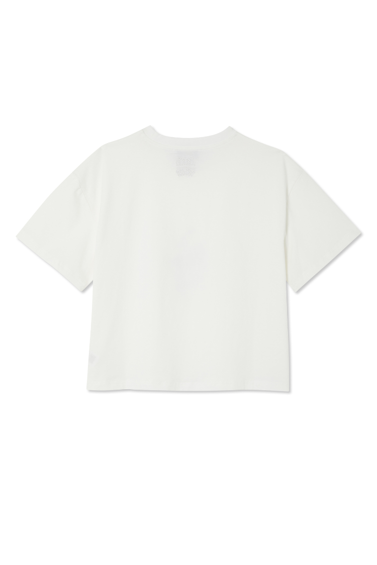 Relaxed Fit Mermaid Cocktail T-Shirt | Drop Shoulder & Embroidered Logo