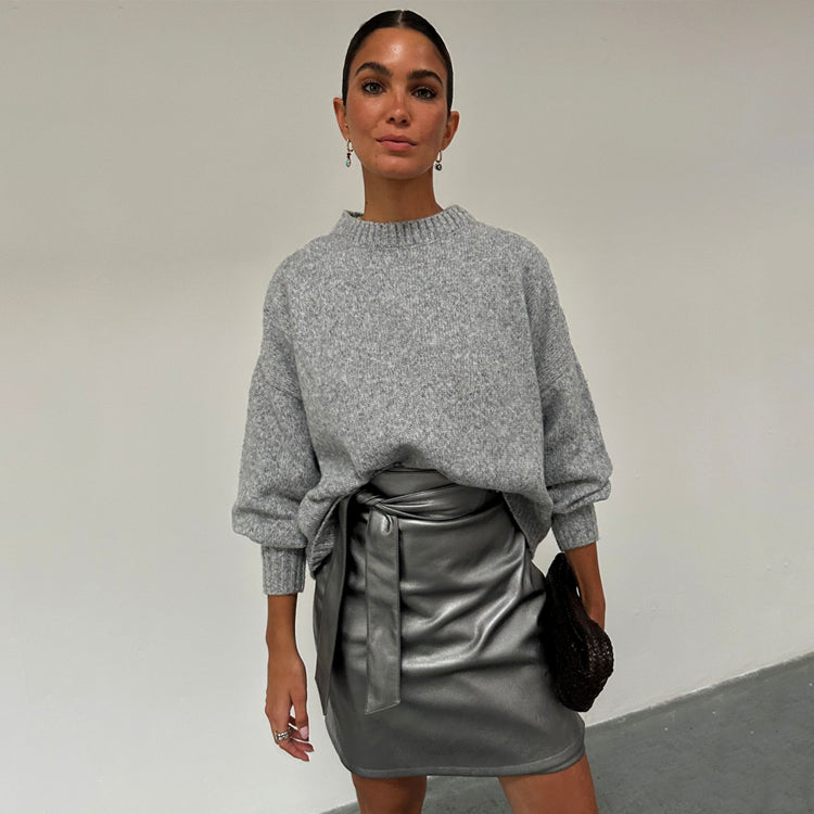 Soft Grey Knit Jumper for Autumn | Copenhagen Pullover