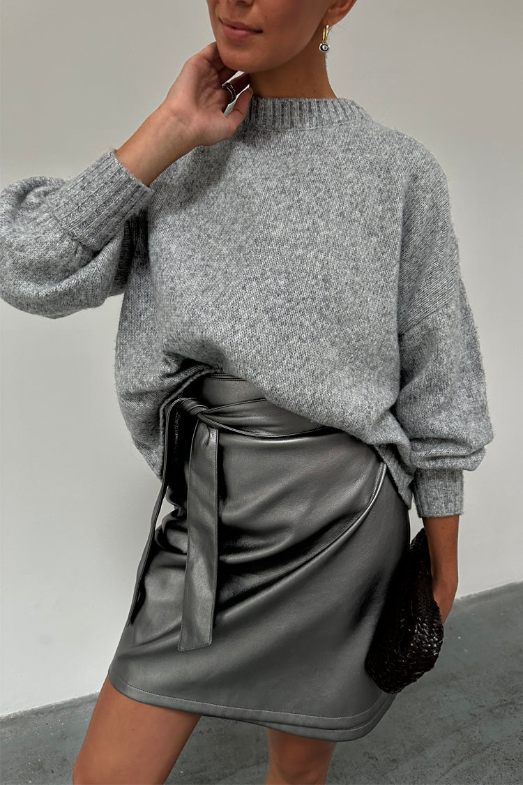 Soft Grey Knit Jumper for Autumn | Copenhagen Pullover