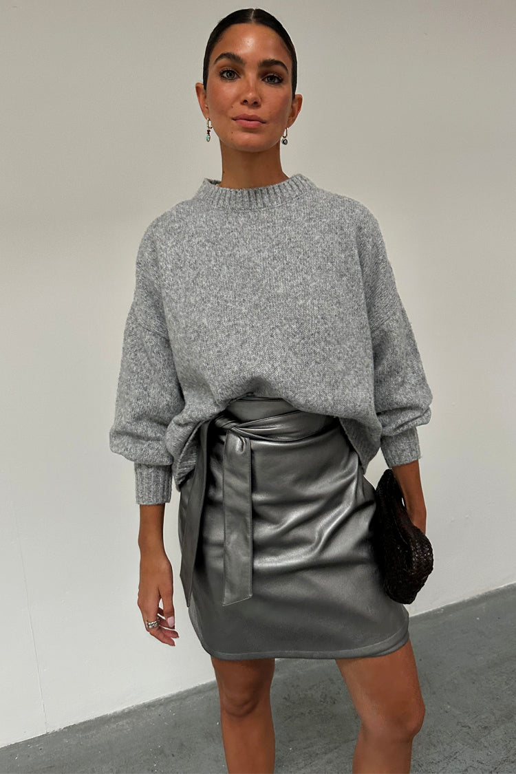 Soft Grey Knit Jumper for Autumn | Copenhagen Pullover