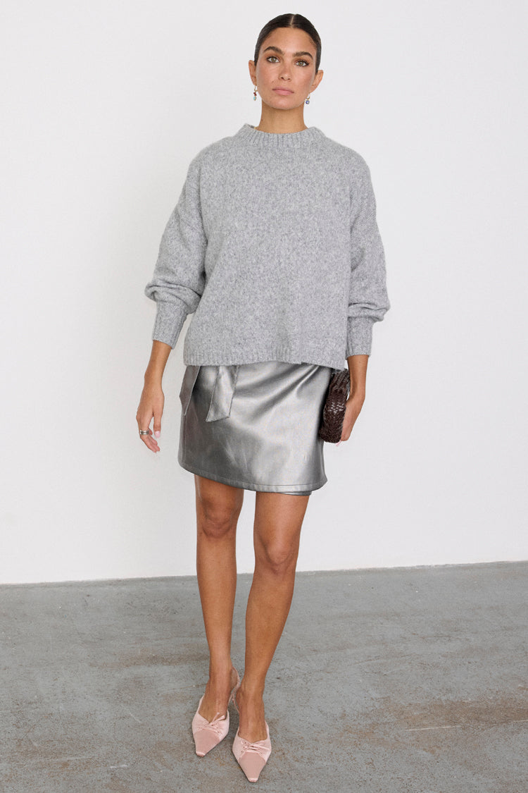 Soft Grey Knit Jumper for Autumn | Copenhagen Pullover