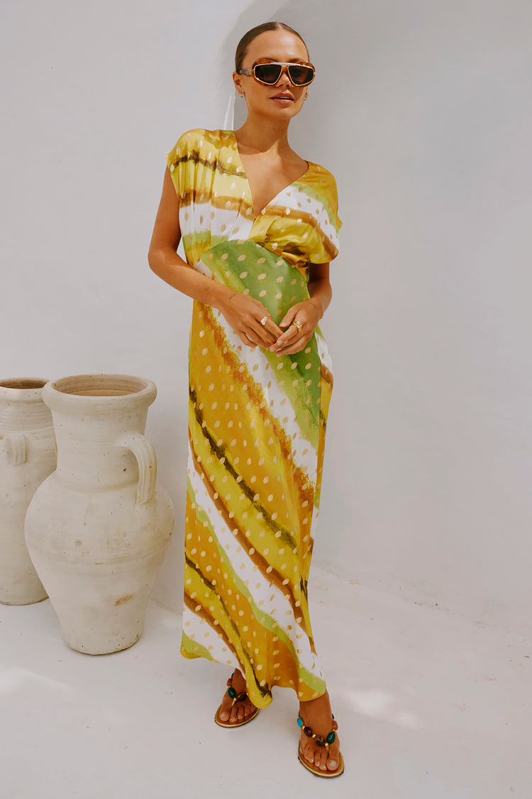 Green Ombre Elodie Dress - Petite V-Neck Multiwear Dress | Chic Holiday Style