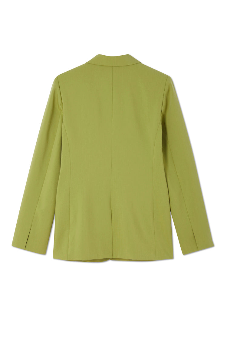 Lime Green Blazer for Women | Button-Up & Breastfeeding Friendly | Taylor