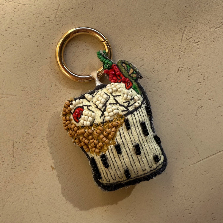 Spicy Margarita Keychain with Colorful Glass Beads | Fun Accessory